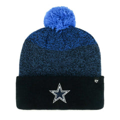 Dallas Cowboys '47 Dark Freeze Cuffed Knit Hat with Pom Navy - 47 brand