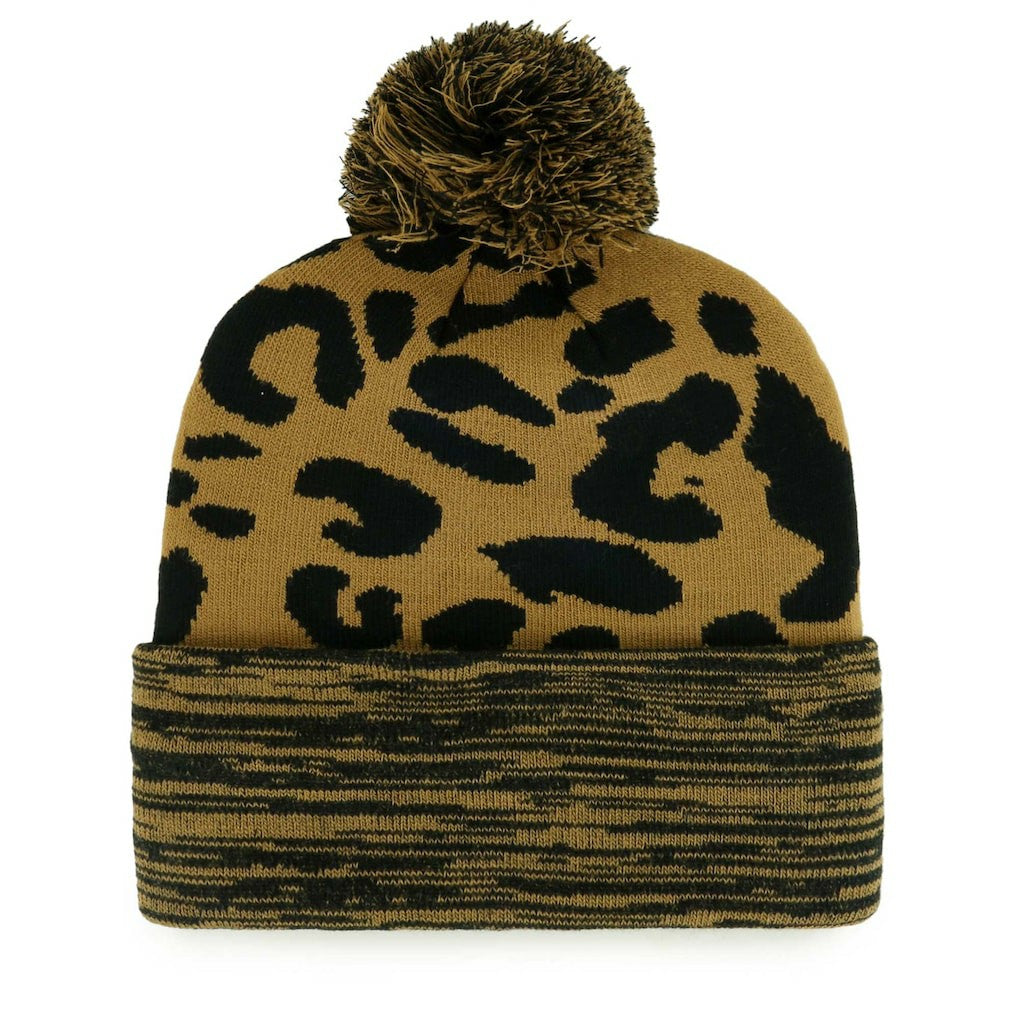 Dallas Cowboys '47 Women's Rosette Cuffed Knit Hat with Pom Tan - 47 brand