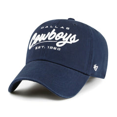 Dallas Cowboys '47 Women's Sidney Clean Up Adjustable Hat Navy - 47 brand