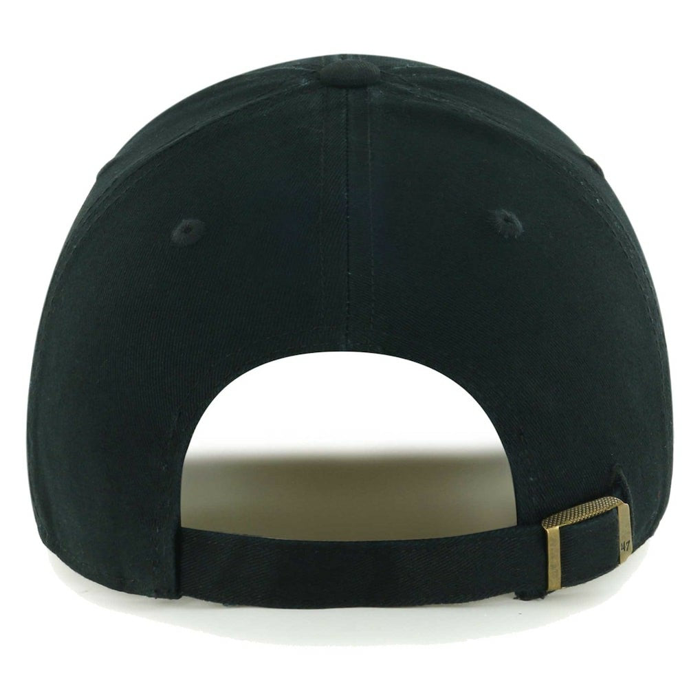 Cincinnati Bengals '47 Vernon Clean Up Adjustable Hat Black - 47 brand