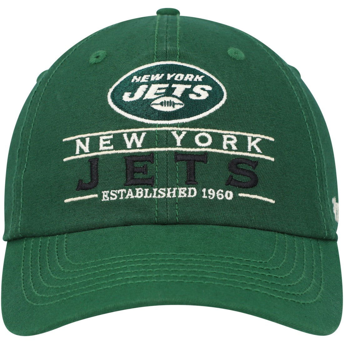 New York Jets '47 Vernon Clean Up Adjustable Hat Green - 47 brand