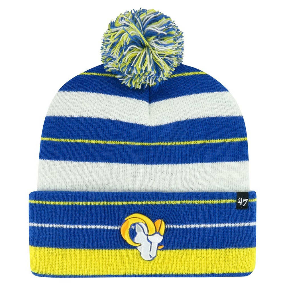 Los Angeles Rams '47 Powerline Cuffed Knit Hat with Pom Royal - 47 brand