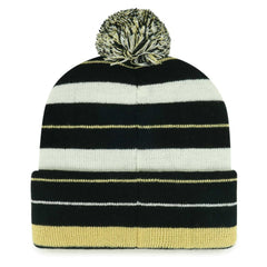 New Orleans Saints '47 Powerline Cuffed Knit Hat with Pom Black - 47 brand