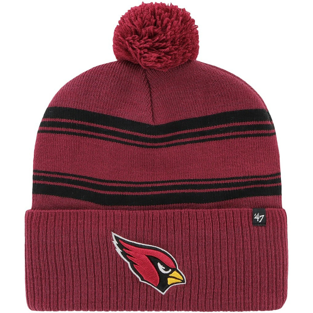 Arizona Cardinals '47 Fadeout Cuffed Knit Hat with Pom Cardinal - 47 brand