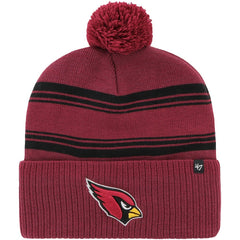 Arizona Cardinals '47 Fadeout Cuffed Knit Hat with Pom Cardinal - 47 brand