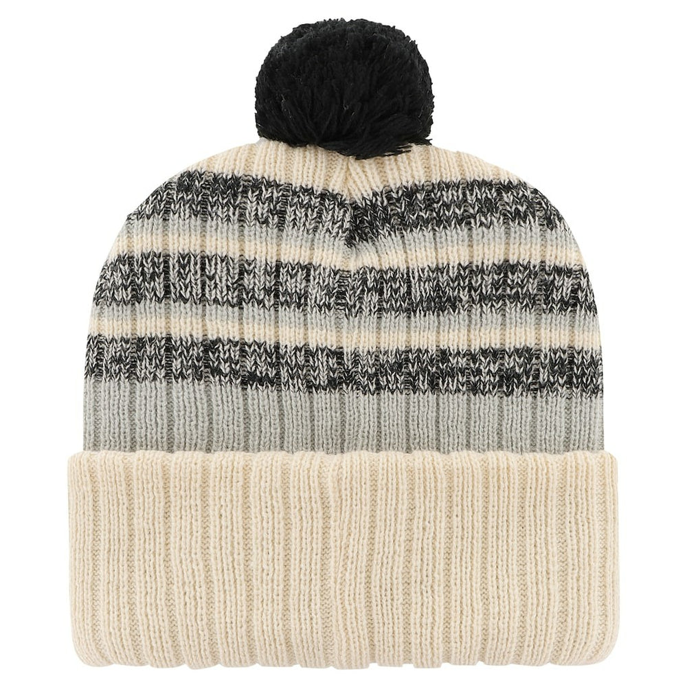 Las Vegas Raiders '47 Tavern Cuffed Knit Hat with Pom Natural - 47 brand