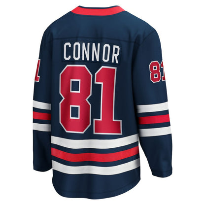 Kyle Connor Winnipeg Jets Fanatics Alternate Breakaway Jersey - Navy | NHL Jerseys