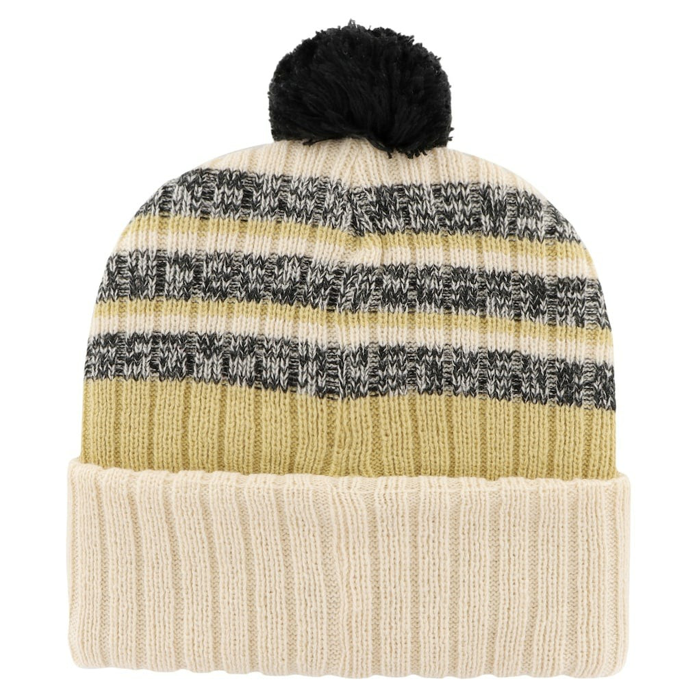 New Orleans Saints '47 Tavern Cuffed Knit Hat with Pom Natural - 47 brand