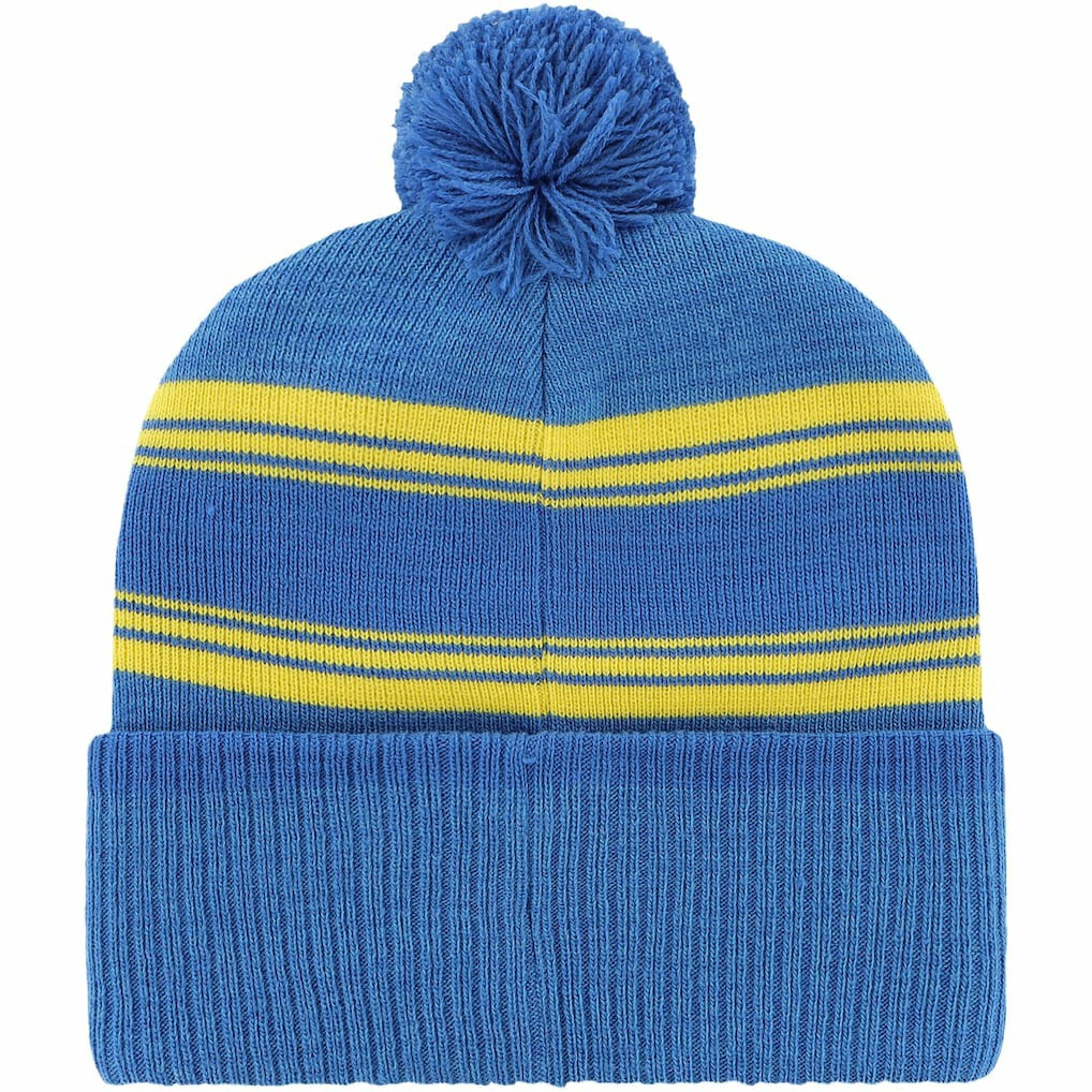 Los Angeles Rams '47 Fadeout Cuffed Knit Hat with Pom Royal - 47 brand
