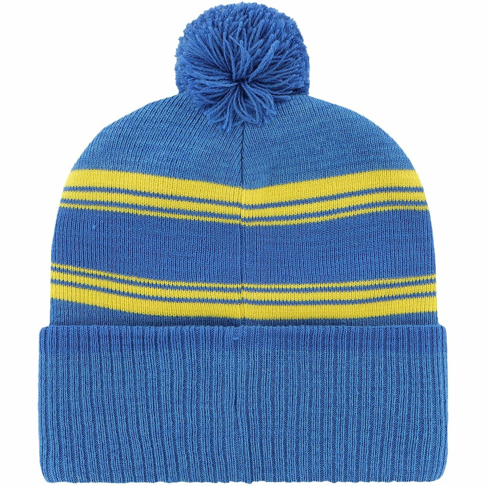 Los Angeles Rams '47 Fadeout Cuffed Knit Hat with Pom Royal - 47 brand