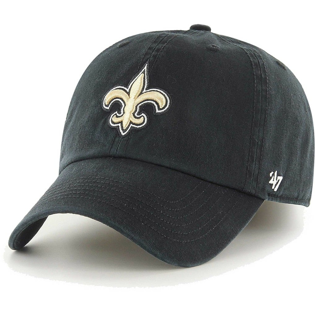 New Orleans Saints '47 Franchise Logo Fitted Hat Black - 47 brand