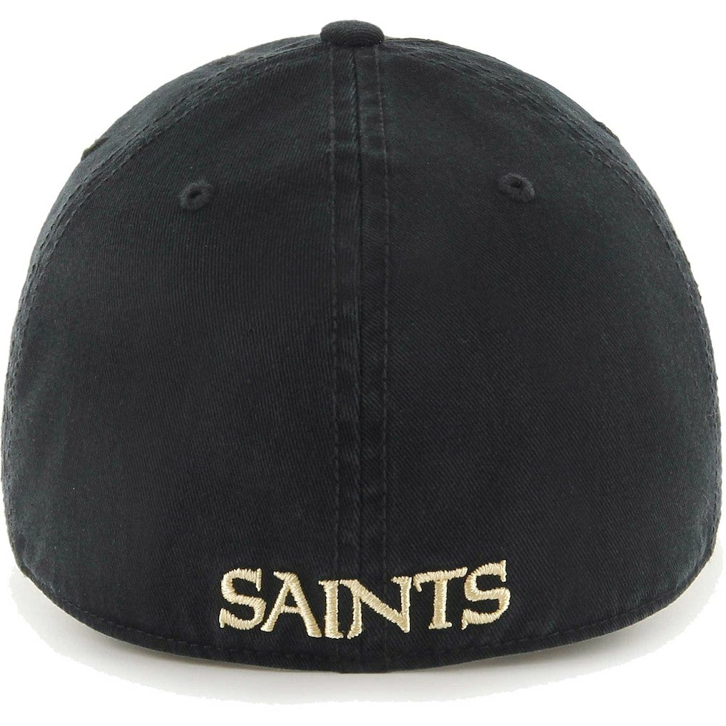 New Orleans Saints '47 Franchise Logo Fitted Hat Black - 47 brand