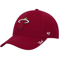 47 brand - Miami Heat '47 Women's Miata Clean Up Adjustable Hat - Red