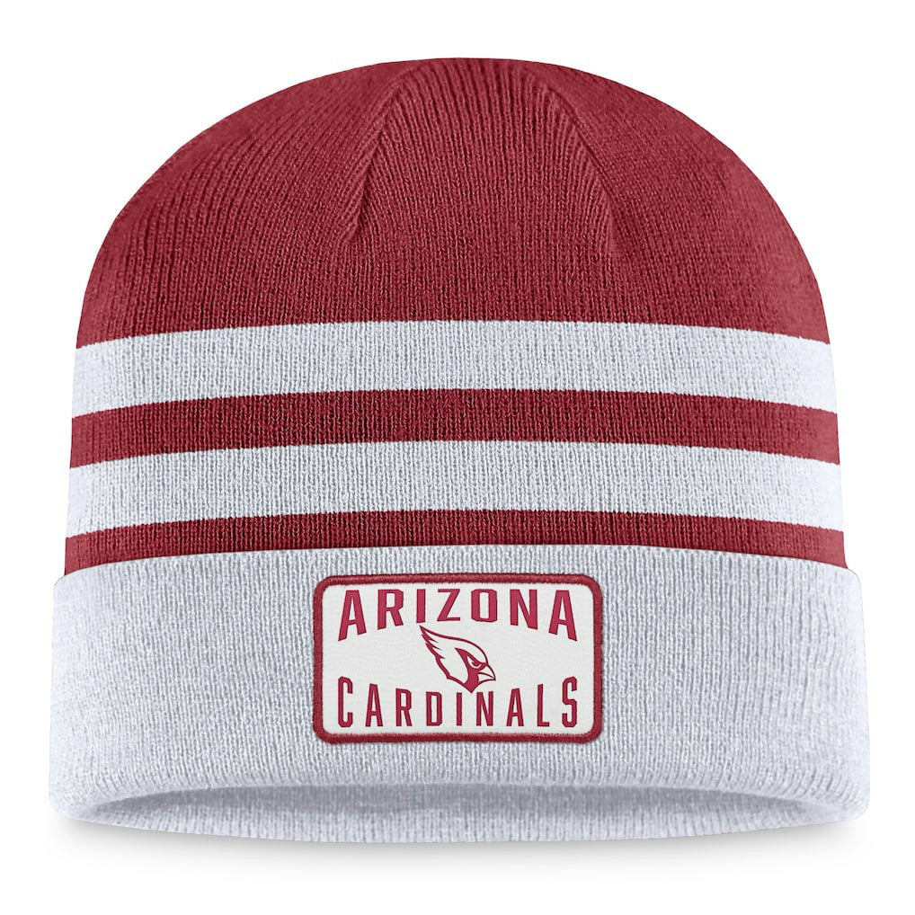 Arizona Cardinals Logo Cuffed Knit Hat Heather Gray - Fanatics