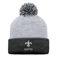 New Orleans Saints Women's Cuffed Knit Hat with Pom Gray - Fanatics