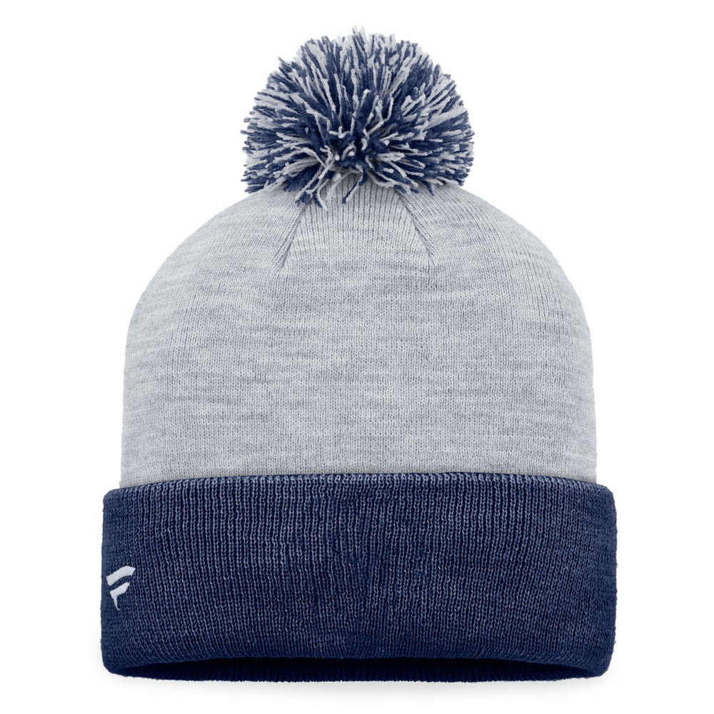 Tennessee Titans Women's Cuffed Knit Hat with Pom Gray - Fanatics