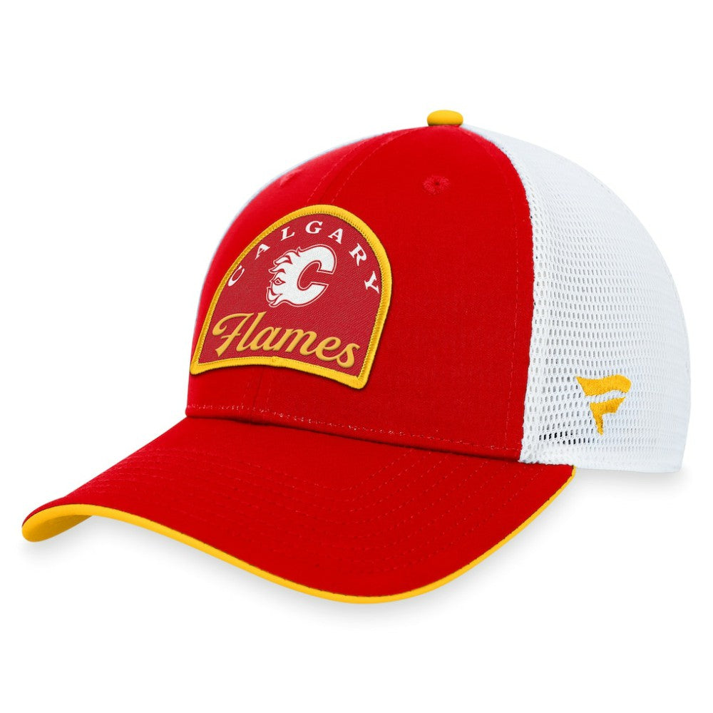 Calgary Flames - Fanatics Fundamental Adjustable Hat Red/White