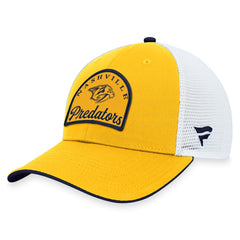 Nashville Predators - Fanatics Fundamental Adjustable Hat Gold/White