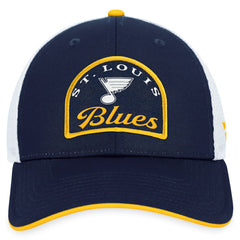 St. Louis Blues - Fanatics Fundamental Adjustable Hat Navy/White