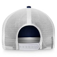 St. Louis Blues - Fanatics Women's Fundamental Trucker Adjustable Hat Navy/White