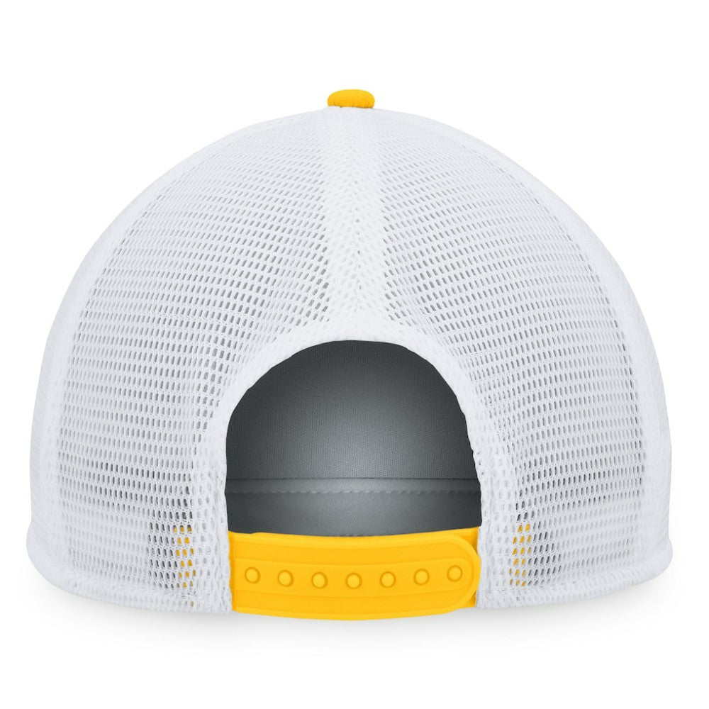Nashville Predators - Fanatics Foam Front Patch Trucker Snapback Hat Gold/White