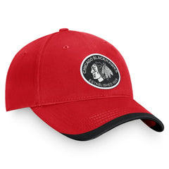 Chicago Blackhawks Fanatics Fundamental Adjustable Hat Red