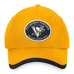Pittsburgh Penguins Fanatics Fundamental Adjustable Hat Gold