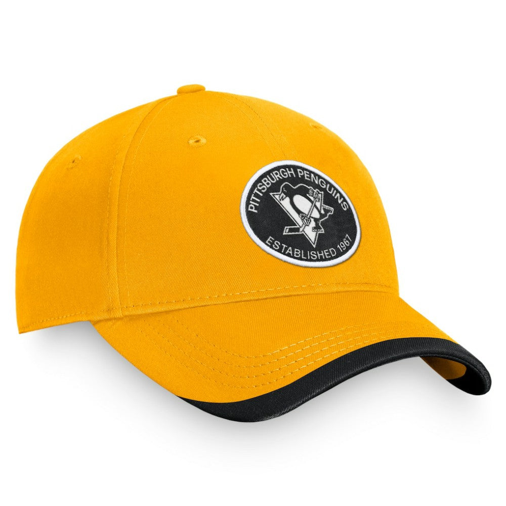 Pittsburgh Penguins Fanatics Fundamental Adjustable Hat Gold