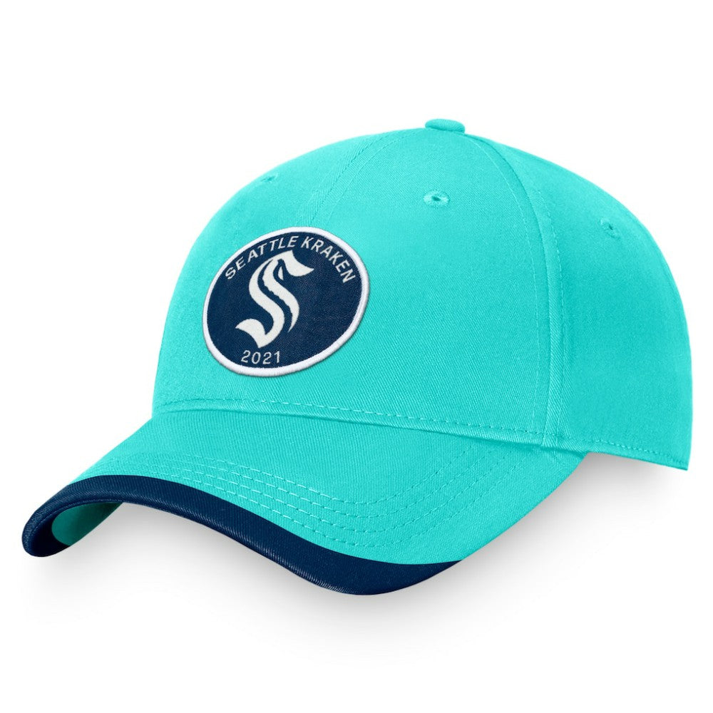 Seattle Kraken Fanatics Fundamental Adjustable Hat Light Blue