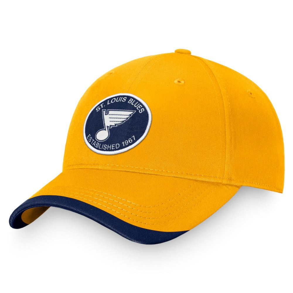 St. Louis Blues - Fanatics Fundamental Adjustable Hat Gold