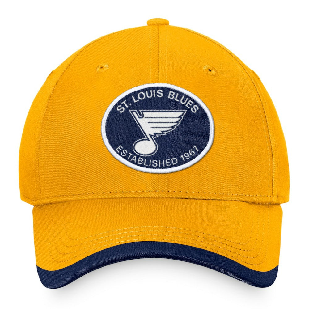 St. Louis Blues - Fanatics Fundamental Adjustable Hat Gold
