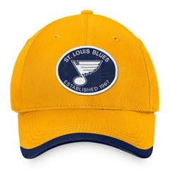 St. Louis Blues - Fanatics Fundamental Adjustable Hat Gold