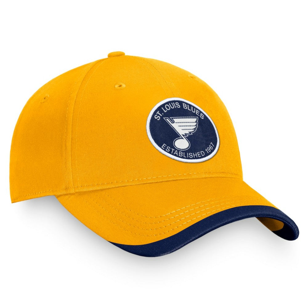 St. Louis Blues - Fanatics Fundamental Adjustable Hat Gold