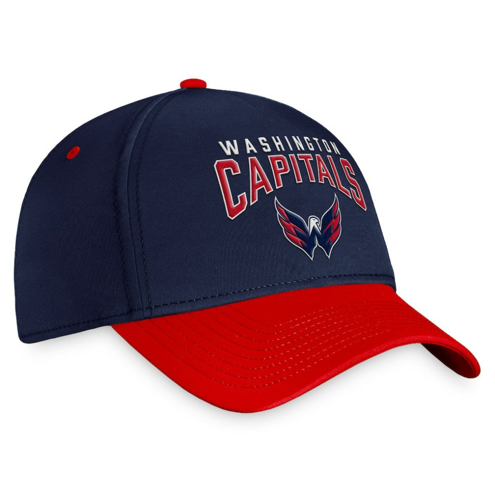 Washington Capitals Fanatics Fundamental 2-Tone Flex Hat Navy/Red