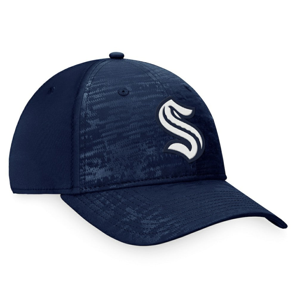 Seattle Kraken Fanatics Fundamental Flex Hat Deep Sea Blue