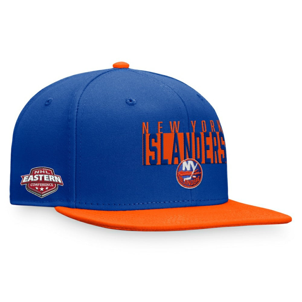 New York Islanders - Fanatics Fundamental Colorblocked Snapback Hat Royal/Orange