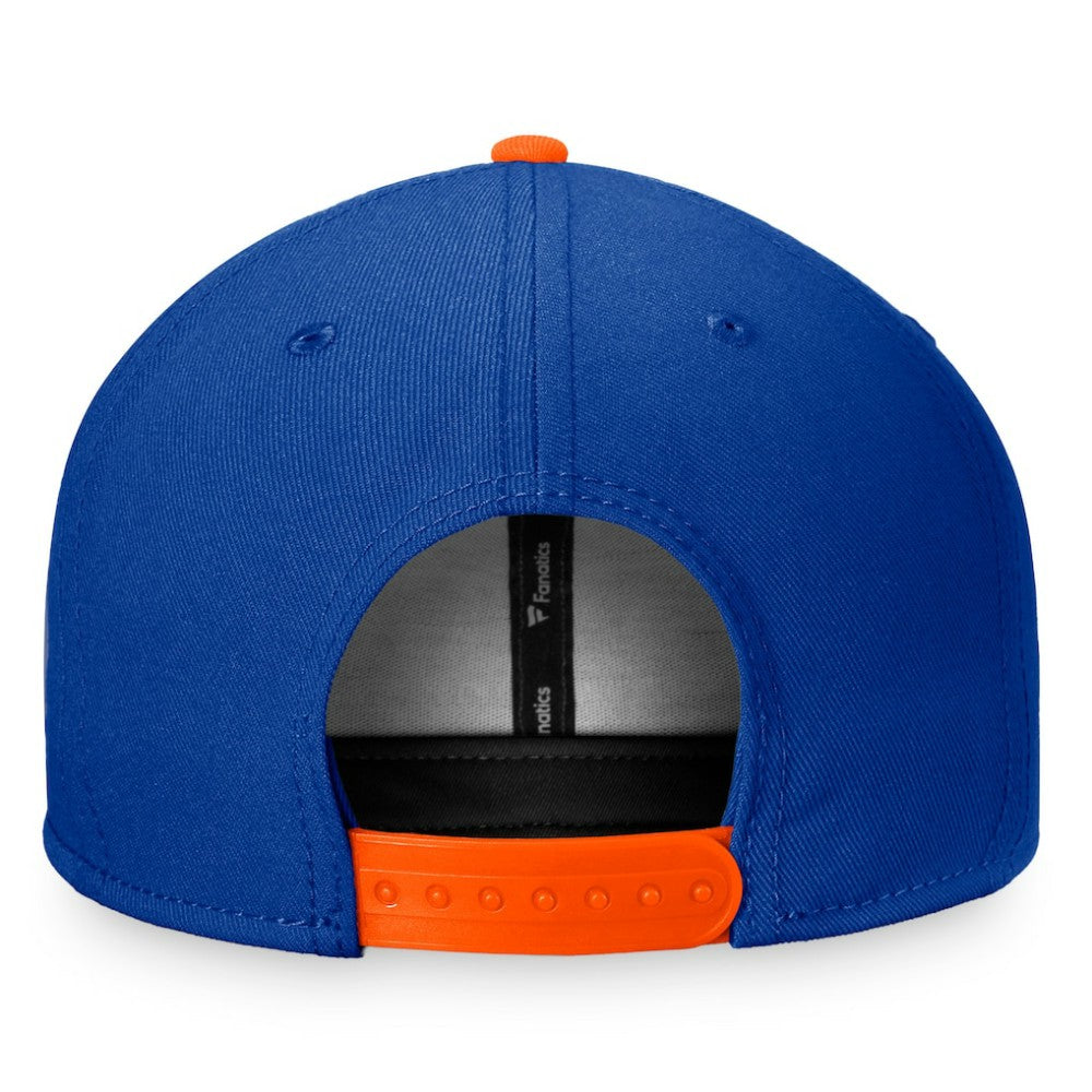 New York Islanders - Fanatics Fundamental Colorblocked Snapback Hat Royal/Orange