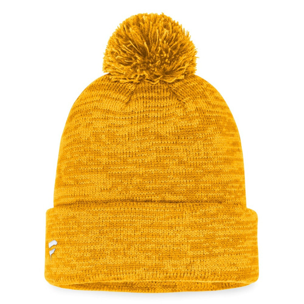 Nashville Predators - Fanatics Fundamental Cuffed Knit Hat with Pom Gold