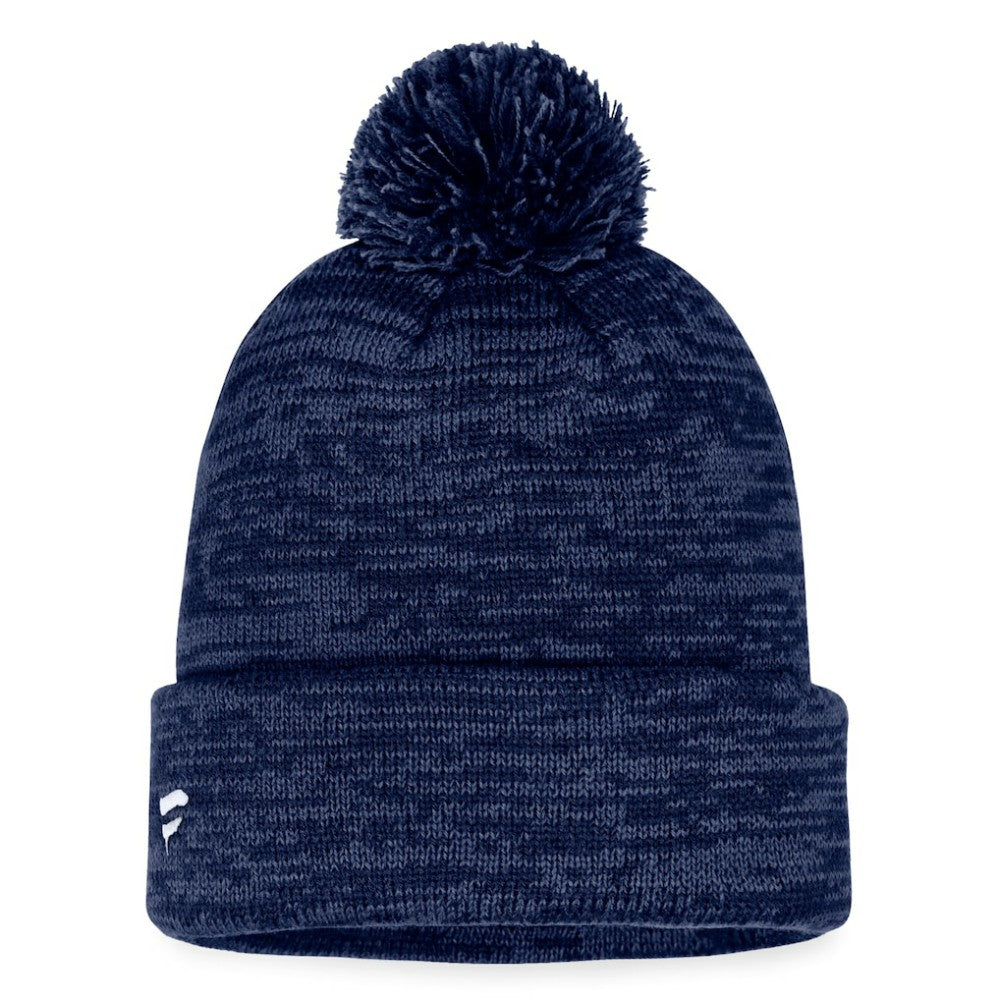 St. Louis Blues - Fanatics Fundamental Cuffed Knit Hat with Pom Navy