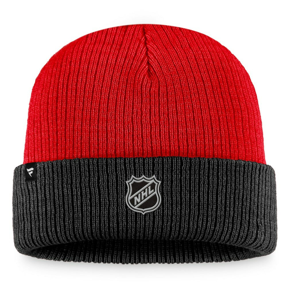 Ottawa Senators - Fanatics Heritage Vintage Cuffed Knit Hat Red/Black