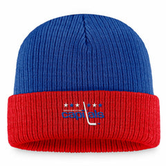 Washington Capitals Fanatics Heritage Vintage Cuffed Knit Hat Blue/Red
