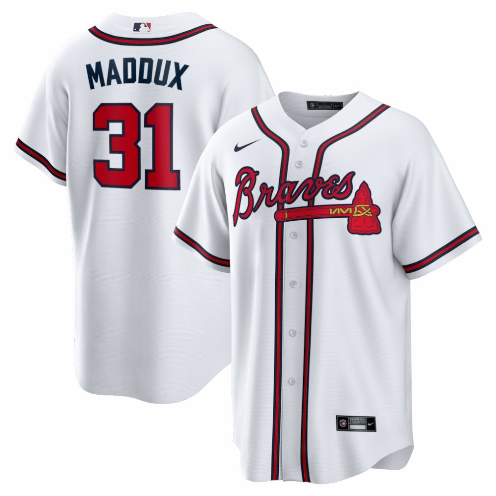 Greg Maddux Atlanta Braves Nike Home Retired Player Replica Jersey Sale