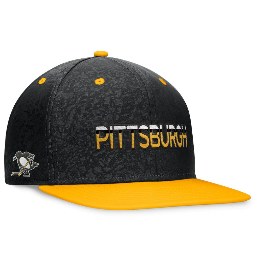 Pittsburgh Penguins Fanatics Authentic Pro Alternate Jersey Snapback Hat Black/Gold