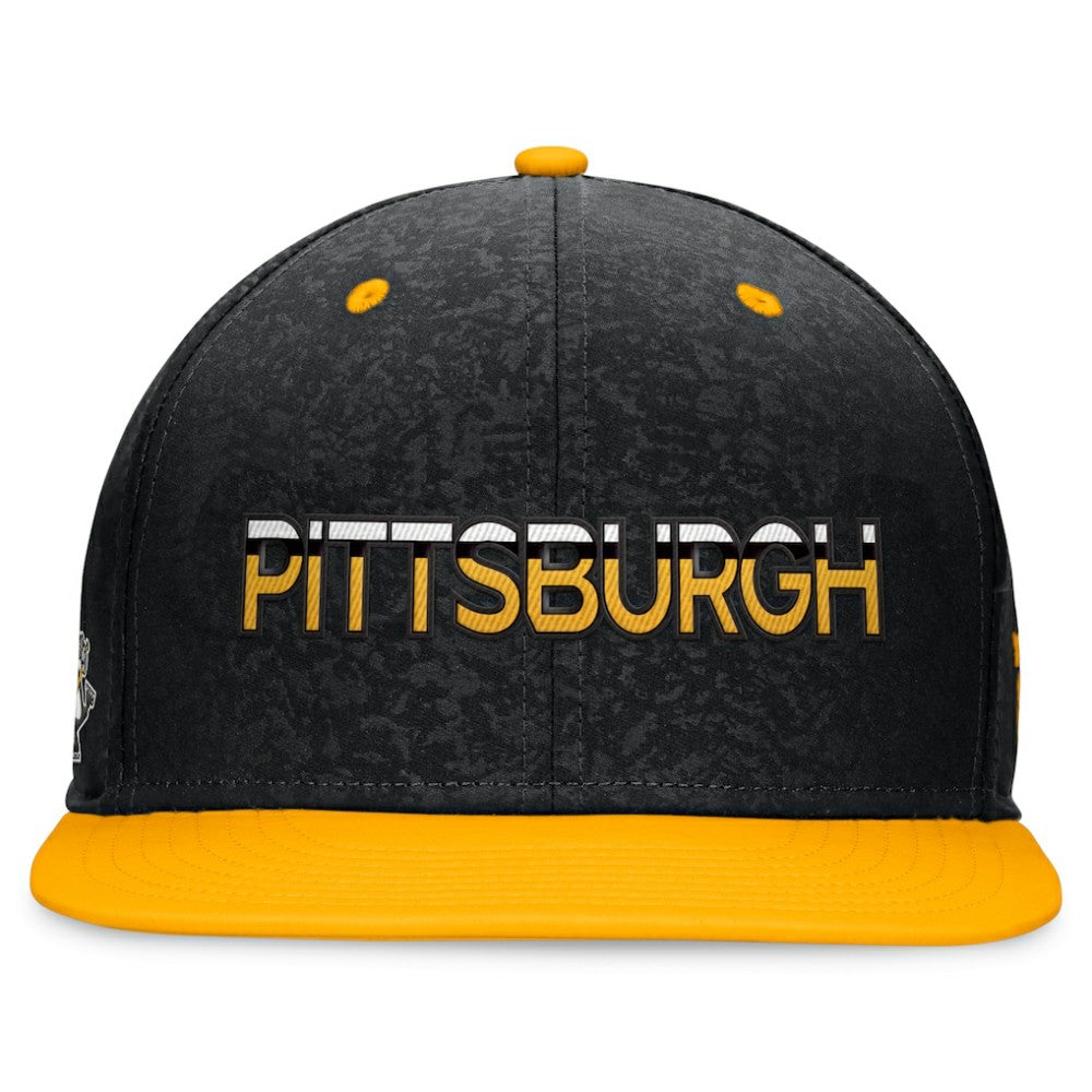 Pittsburgh Penguins Fanatics Authentic Pro Alternate Jersey Snapback Hat Black/Gold