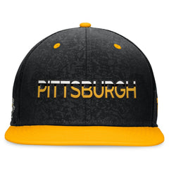 Pittsburgh Penguins Fanatics Authentic Pro Alternate Jersey Snapback Hat Black/Gold