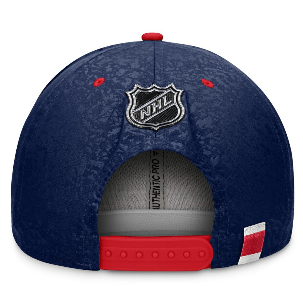 Washington Capitals Fanatics Authentic Pro Alternate Jersey Snapback Hat Navy/Red