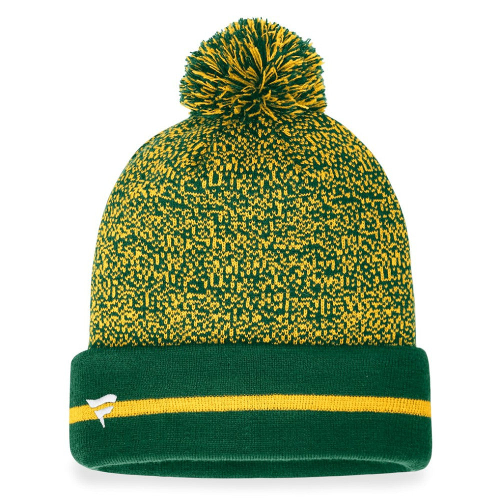 Athletics Fanatics Space-Dye Cuffed Knit Hat with Pom On Sale