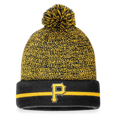 Pittsburgh Pirates Fanatics Space-Dye Cuffed Knit Hat with Pom Clearance