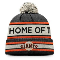 San Francisco Giants Fanatics Hometown Slogan Cuffed Knit Hat with Pom Near Me
