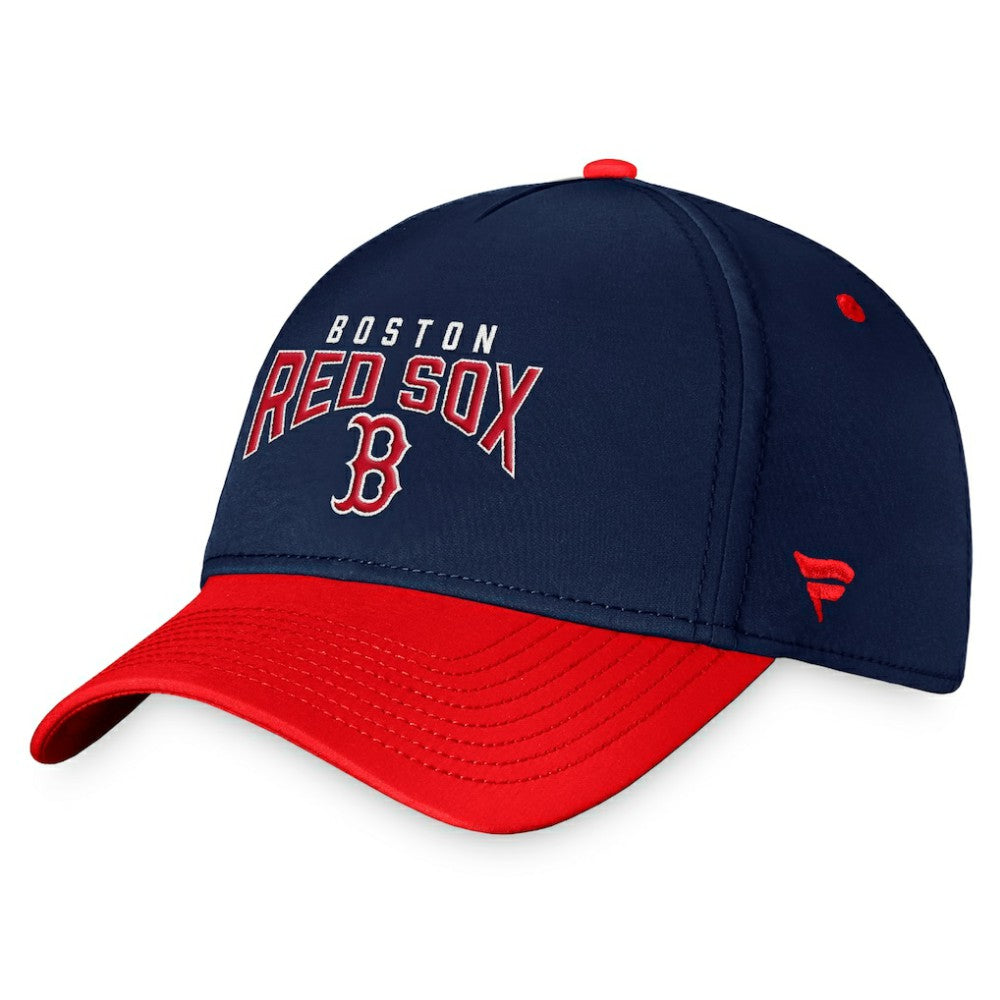 Boston Red Sox Fanatics Stacked Logo Flex Hat Lifestyle